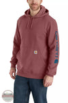 Carhartt K288 Loose Fit Midweight Logo Sleeve Hoody Basic R96 front view