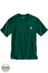 Carhartt K87 Loose Fit Heavyweight Short Sleeve Pocket T-Shirt Basic Colors North Woods Heather Front View