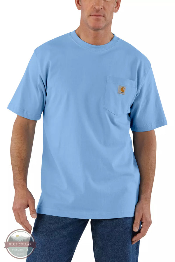 Carhartt light online blue t shirt