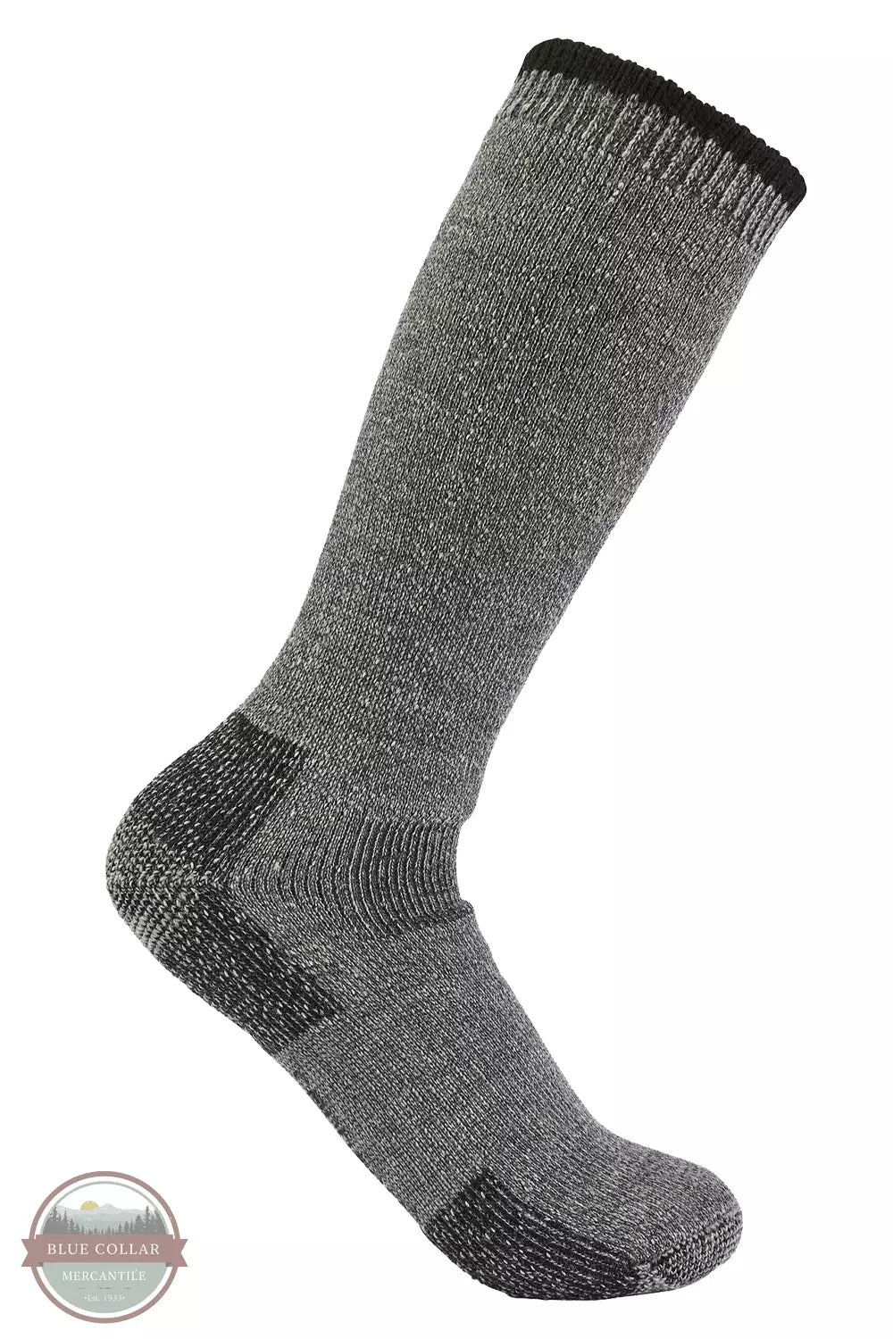 Carhartt SB39150M Heavyweight Wool Blend Boot Sock Charcoal Side View