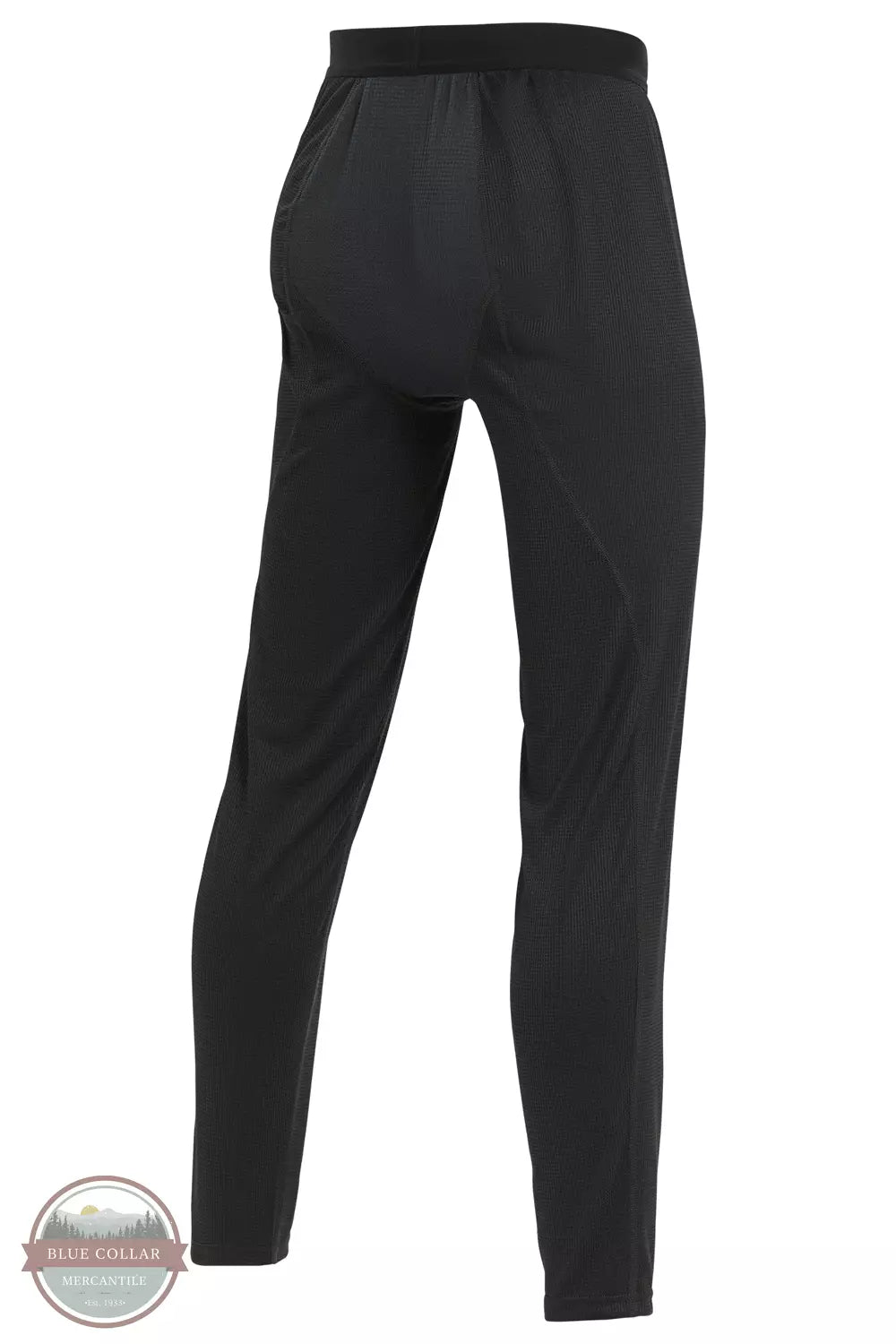 Carhartt UM0224M-BLK Force Midweight Micro-Grid Base Layer Pants in Black Back View