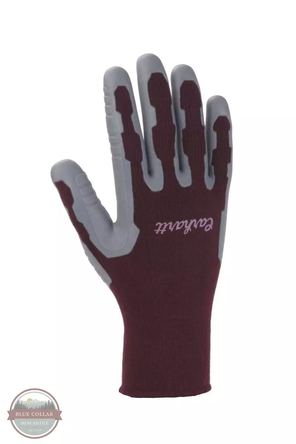 Carhartt WA698 Ladies C-Grip Pro Palm Gloves Dusty Plum Top View