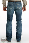 Cinch MB57936001 IND Ian Slim Straight Jeans in Medium Stonewash Back View