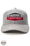 Cinch MCC0038020 Gray Logo Trucker Cap Front View