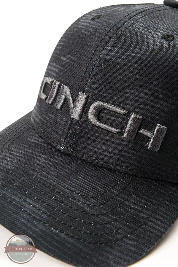 Cinch MCC0038021 BLK Black Logo Trucker Cap Detail View