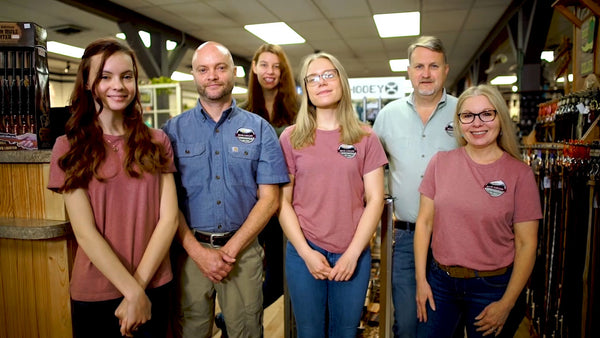 Picture of the Blue Collar Mercantiles employee's with owners