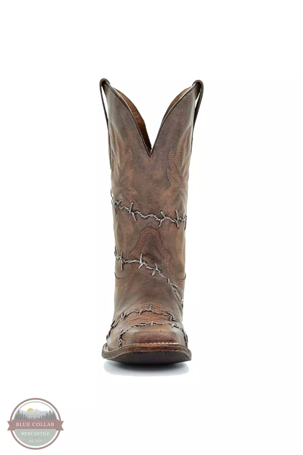 Corral A3532 Barbed Wire Wrap Western Boot Front View