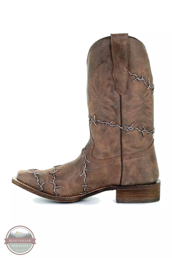 Corral A3532 Barbed Wire Wrap Western Boot Side View
