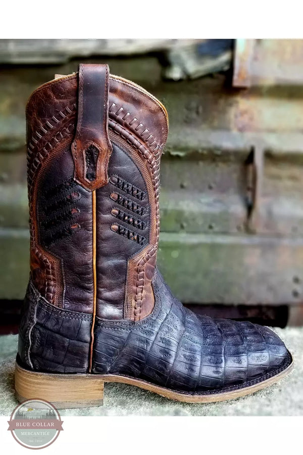 Corral A3878 Caiman Western Boot in Oil Brown Side View