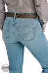 Cruel Denim MJ81454090 Lynden Slim Fit Trouser Leg Jeans in Light Stonewash Back Detail View