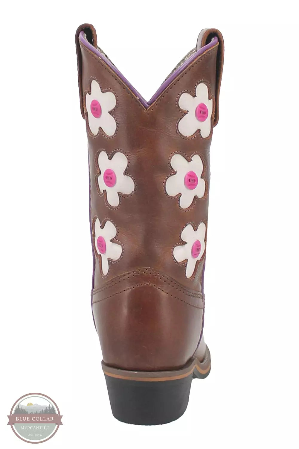 Dan Post DPC2903 Giselle Color Changing Western Boot in Brown Heel View