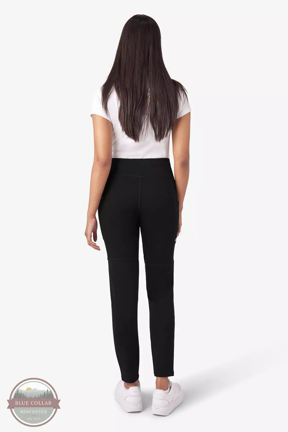 Dickies SPF006KBK Double Pocket Leggings in Black Back View