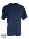 Foxfire 490 One Pocket Short Sleeve T-Shirt, Big & Tall Heather Navy Front View