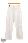 Heart of Pine PLHOP0001 Twill Stretch Cargo Pants White Front View