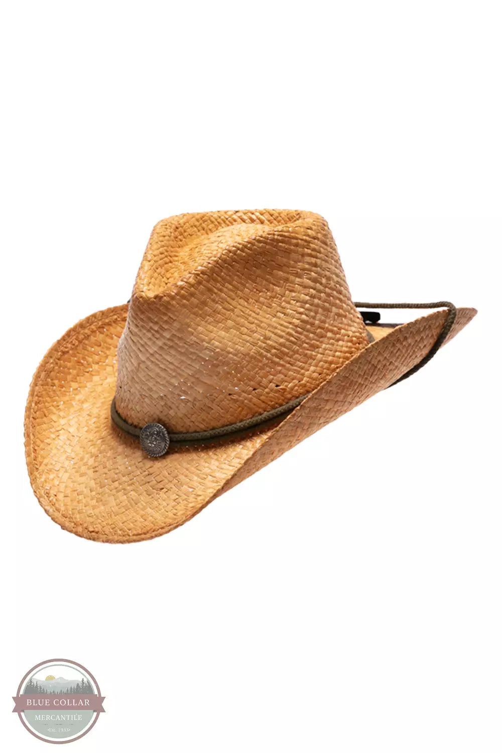 Henschel Hat Company 3203 Tuscola Hiker Straw Hat Profile View