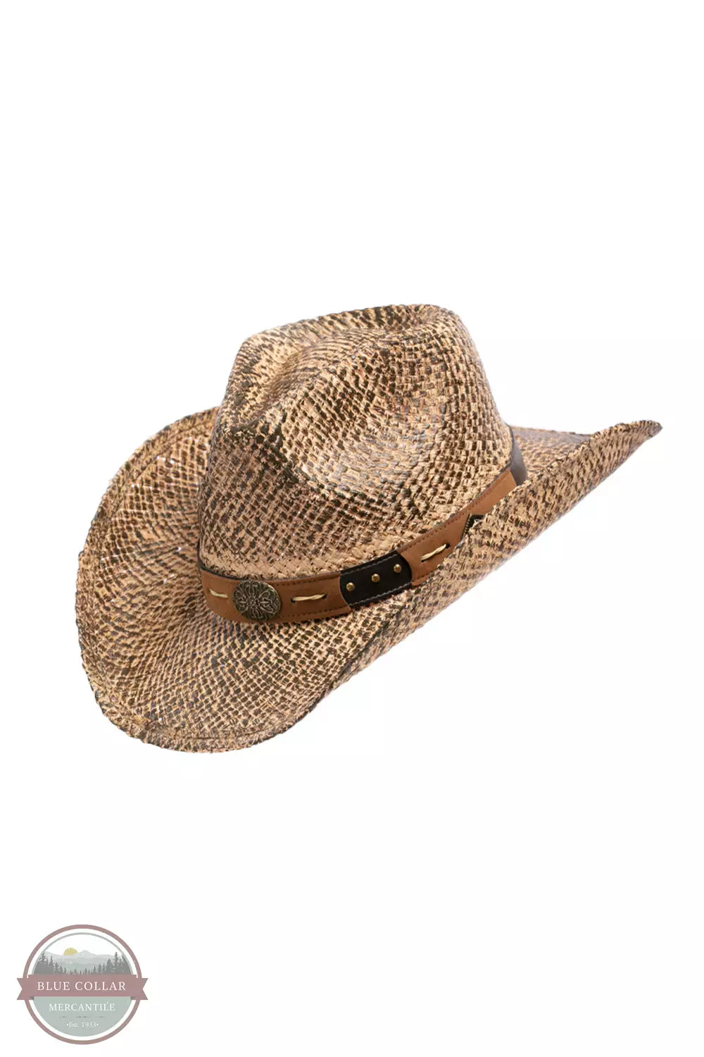 Henschel Hat Company 3230 Raleigh Australian Straw Hat Profile View