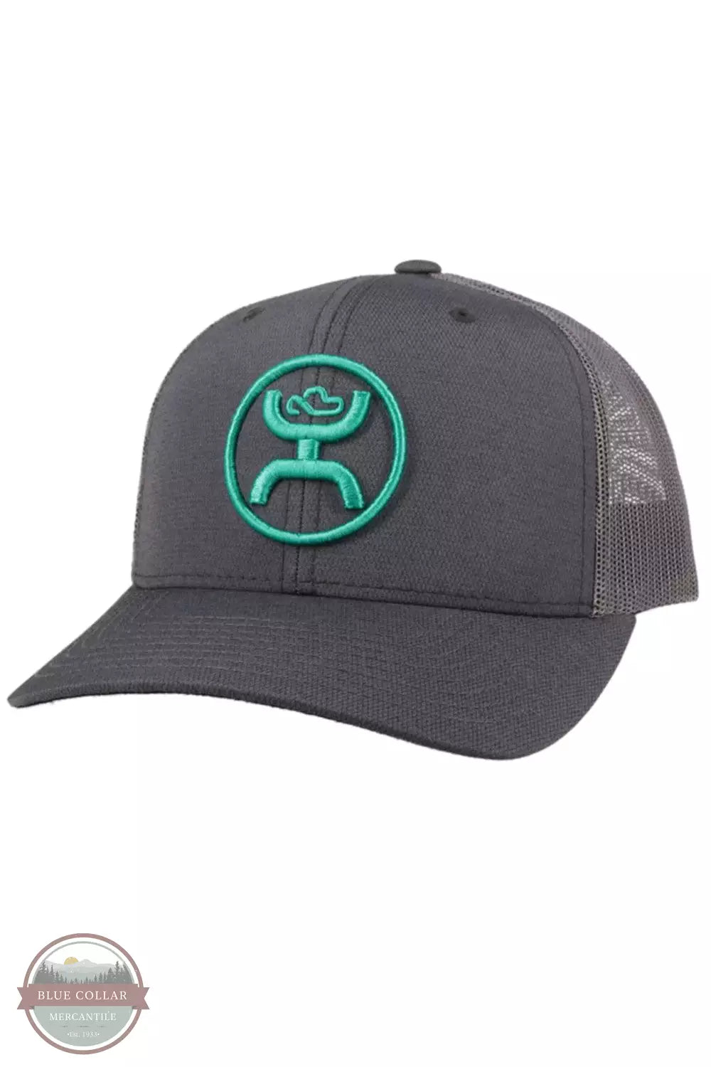 Hooey 2109T-GY O-Classic Grey Cap Profile View