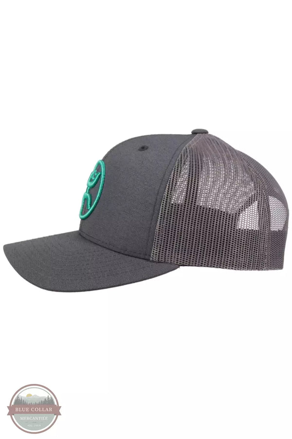 Hooey 2109T-GY O-Classic Grey Cap Side View