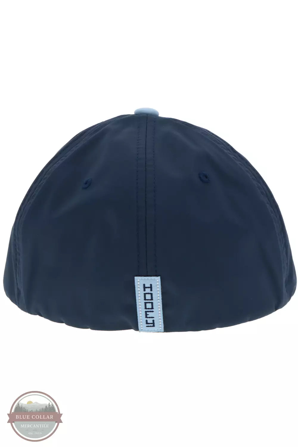 Hooey 2319BLNV Solo Flexfit Light Blue/Navy Cap Back View