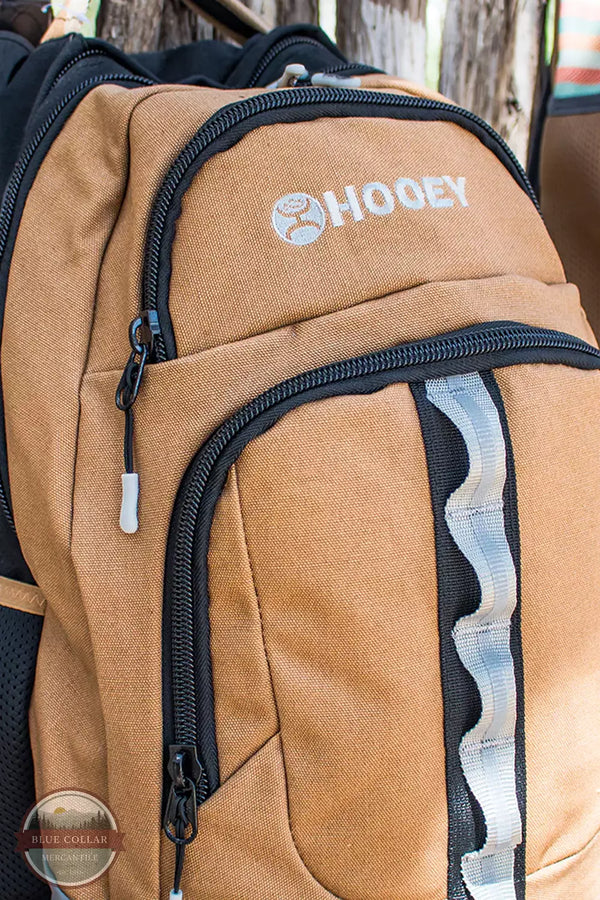 Hooey BP044TNBK Ox Backpack in Tan/Black/Grey Life View
