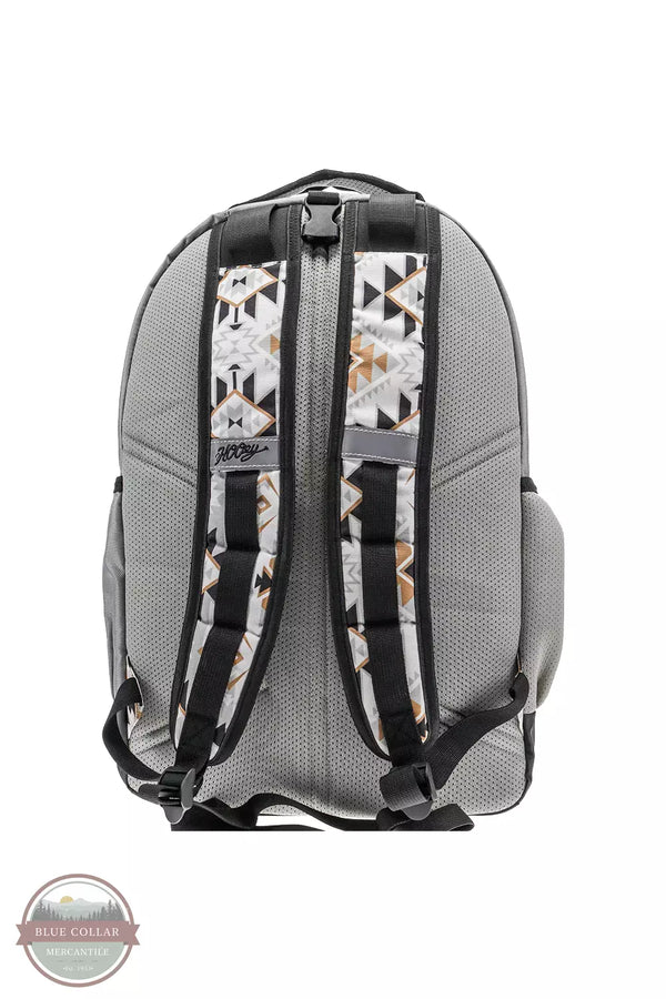 Hooey BP054GYCH Ox Backpack in Grey with Charcoal / Tan Accents Back View