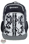 Hooey Whiteriver Black and White Aztec Ox Backpack BP064BKWH front view