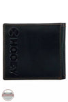 Hooey HBF001-BK Classic Smooth Black Bifold Wallet Back View