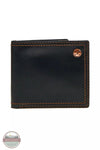 Hooey HBF001-BK Classic Smooth Black Bifold Wallet Front View