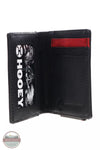 Hooey HFW023-SPBK Sunizona Knockout Bi-Fold Wallet Money Clip in Black with Serape Inside View