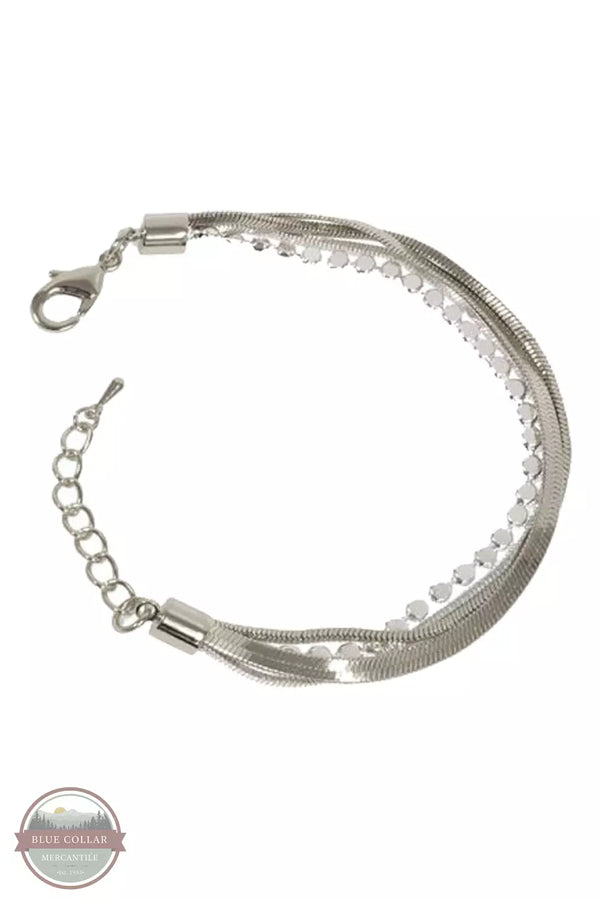 Joy Susan 335-189BS Multi Chain Bracelet Front View