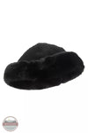 Joy Susan H3102-00 Faux Fur Trim Beanie in Black Side View
