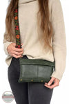 Joy Susan L8129 Kiara Foldover Convertible Crossbody Bag Jade Life View