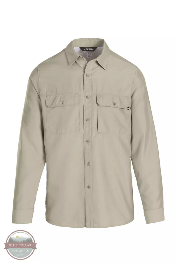 Landway WS-30 Seabright Outdoor Utility Shirt Sandstone Front View