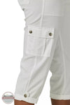 Lee 112314366 Ultra Lux Flex-To-Go Relaxed Cargo Capris Side Detail View