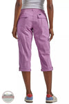 Lee 112328967 Flex-To-Go Relaxed Fit Cargo Capris in Pansy Back View