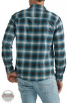 Lee 112339805 Extreme Motion Flannel Button Down Long Sleeve Shirt in Remini Plaid Back View