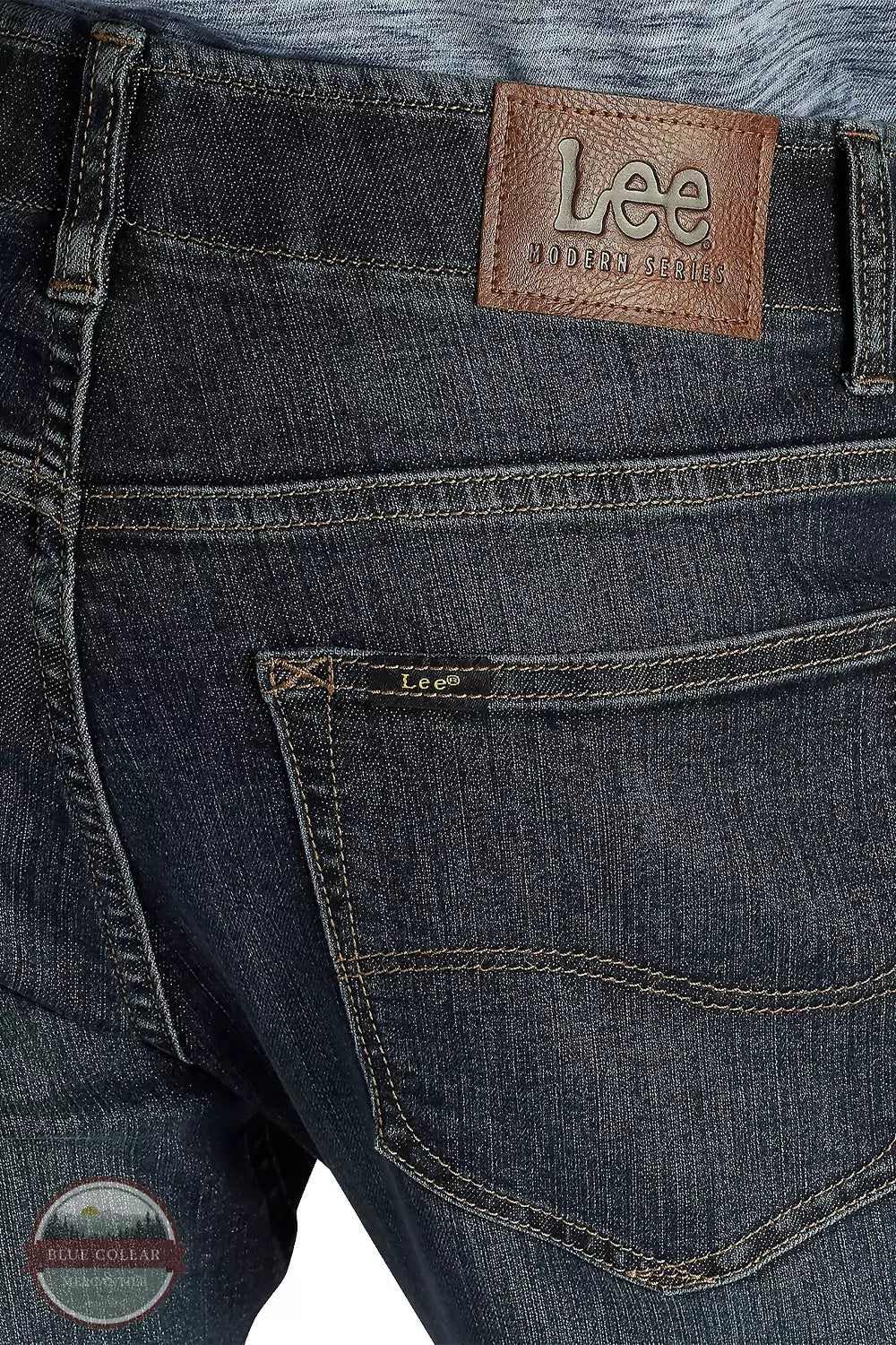 Lee 2015437 Extreme Motion Slim Straight Leg Jeans in Maverick Back Detail View