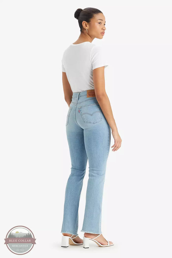 Levi's 18759-0154 725 High Rise Slim Fit Bootcut Jeans in Just Landed Light Wash Back View