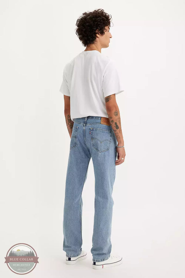 505™ Regular Fit Straight Leg Jeans in Light Stonewash by Levi's 505-4834