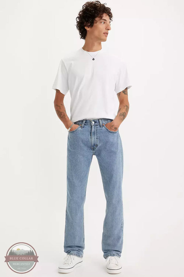 Levi's Men's 505 Regular Fit Jeans - Blue