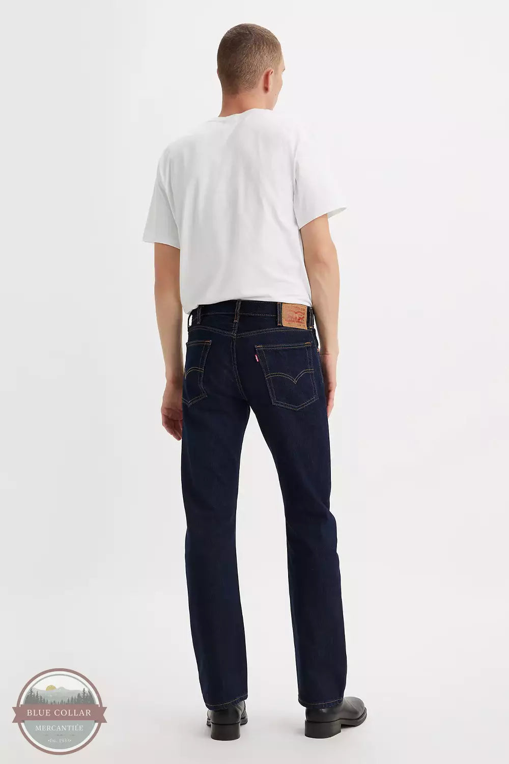517™ Slim Fit Bootcut Jeans in Rinse Dark Wash by Levi's 517-0216