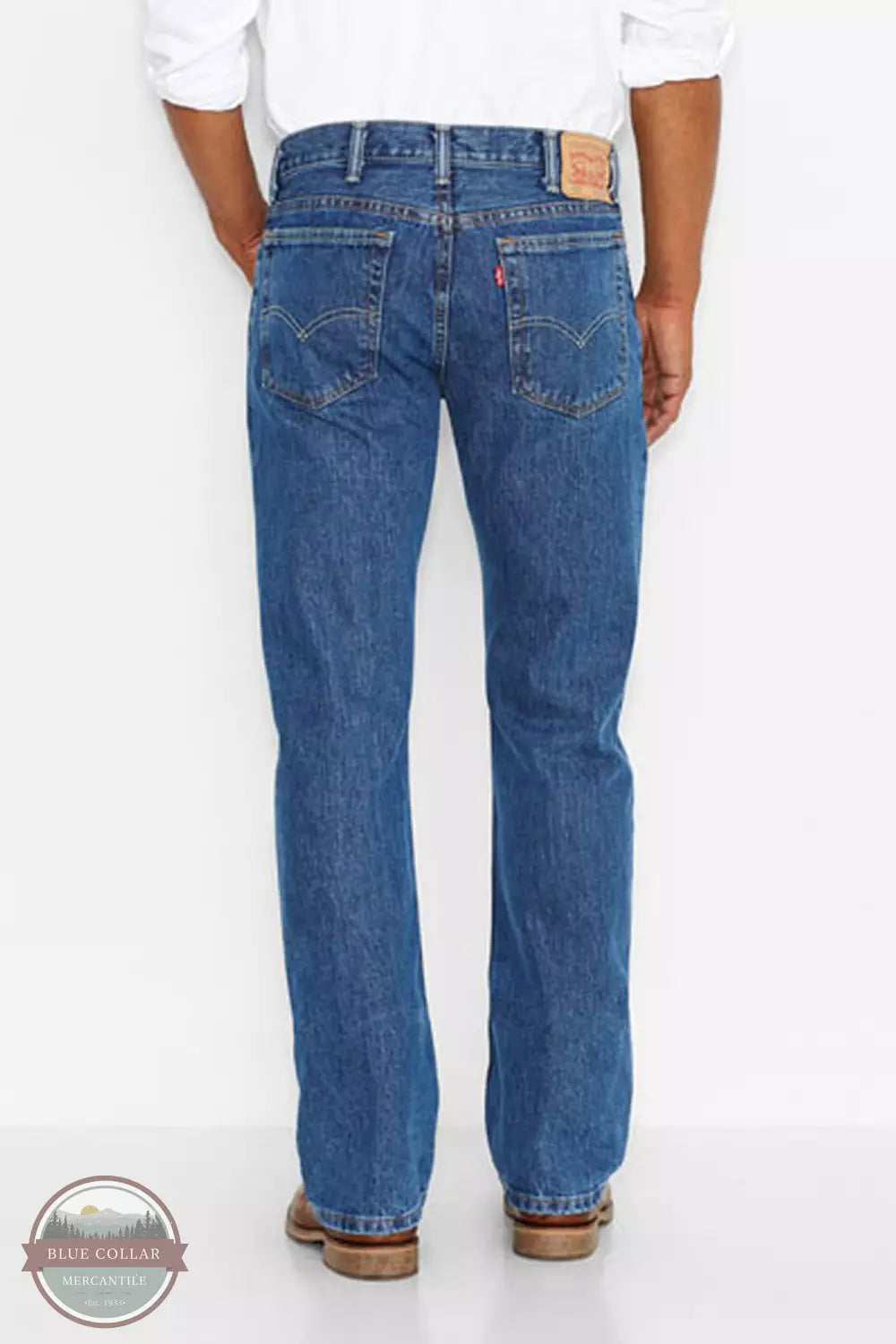 Levi's 517-4891 517 Bootcut Jeans in Medium Stonewash Back View