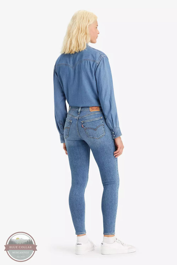 Levi's 52797-0396 720 High Rise Super Skinny Jeans Back View