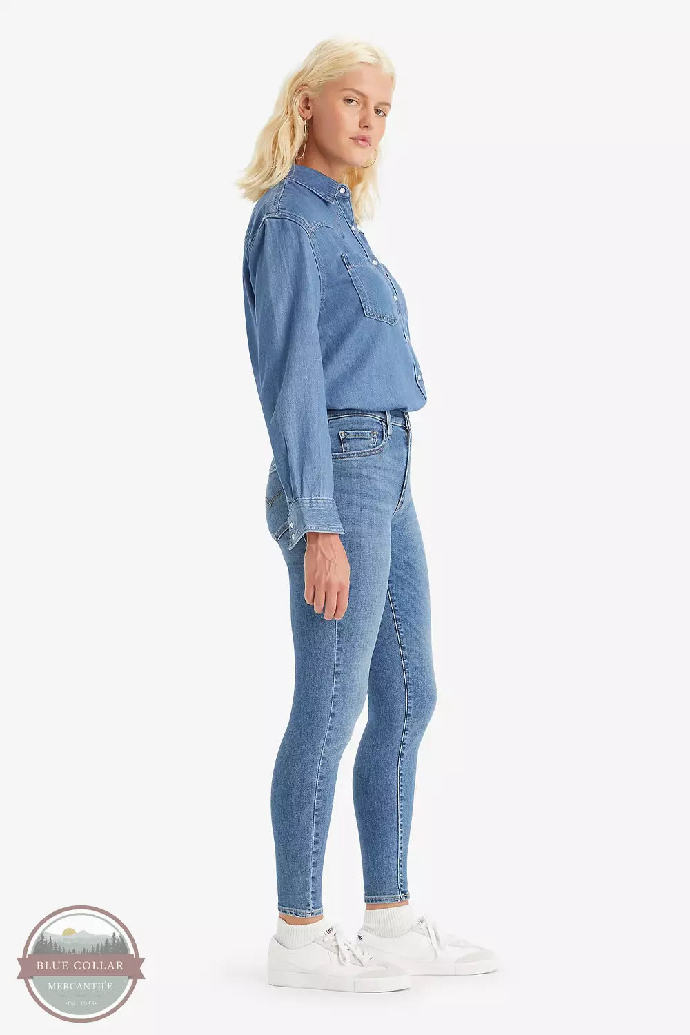 Levi's 52797-0396 720 High Rise Super Skinny Jeans Side View