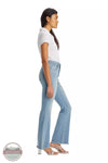 Levi's A3410-0025 726 High Rise Flare Jeans in Light of My Life - Light Wash Side View