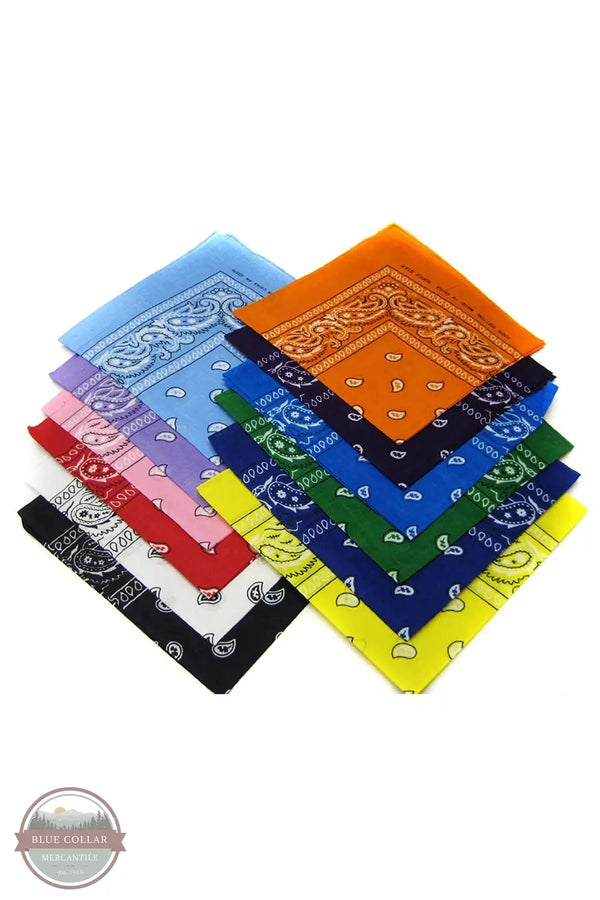 Bandanas All View - Multiple Color and Size Options