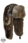 Mad Bomber 305SDMO Mossy Oak Saddlecloth Bomber Hat with Brown Fur Profile View
