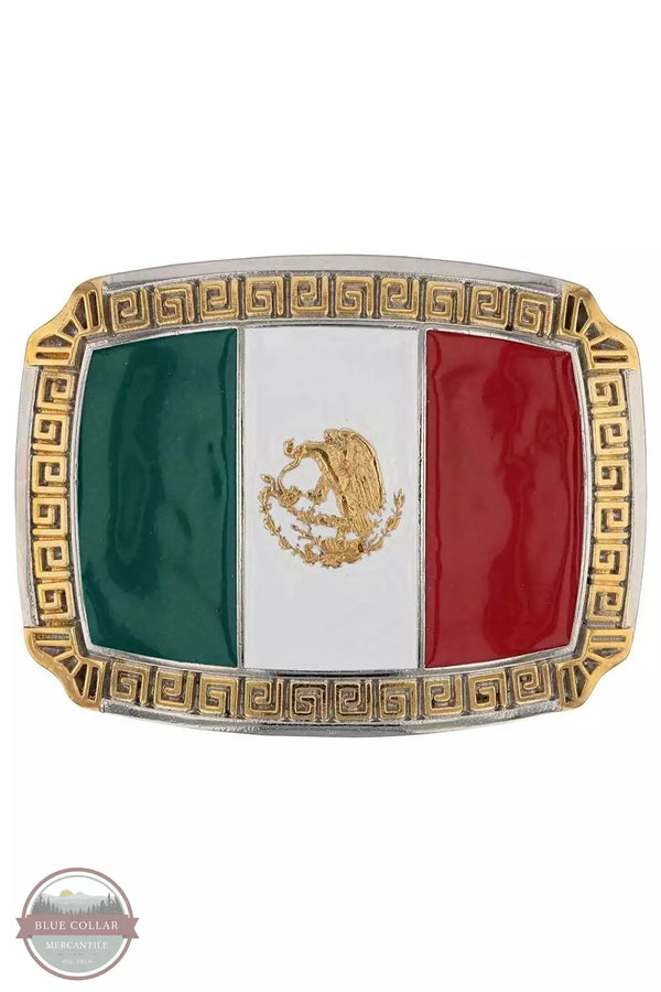 Montana Silversmiths A998P Pride of Mexico Attitude Buckle Front View