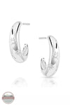 Montana Silversmiths ER5612 Sparkling Morning Meadow Hoop Earrings Front View