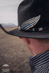 Montana Silversmiths HF5458MAT Peacemakers Hat Feather Life View